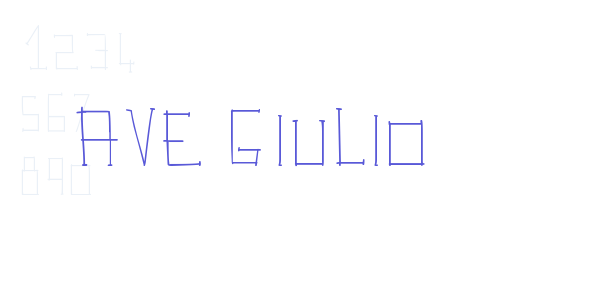 Ave Giulio font free