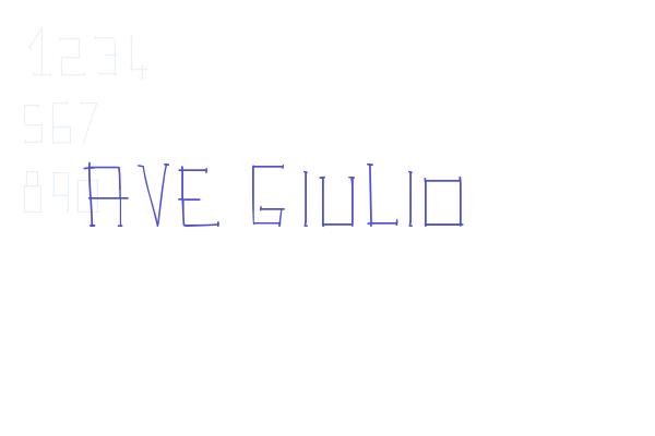 Ave Giulio Font Download