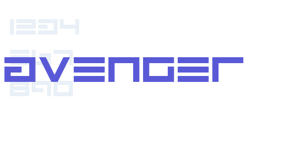 Avenger font