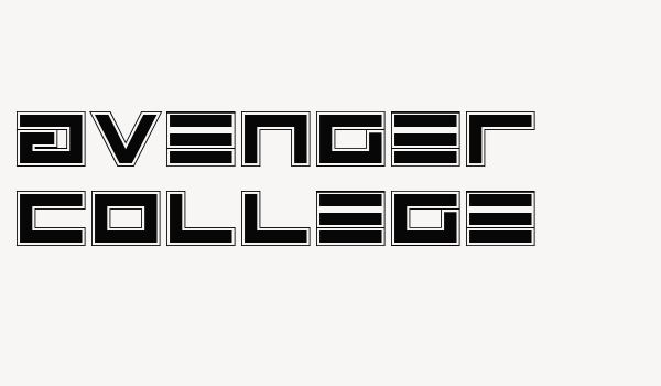 Avenger College Font