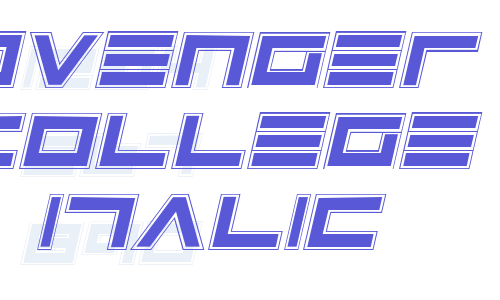 Avenger College Italic Font Download