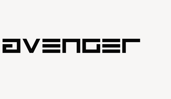 Avenger Font