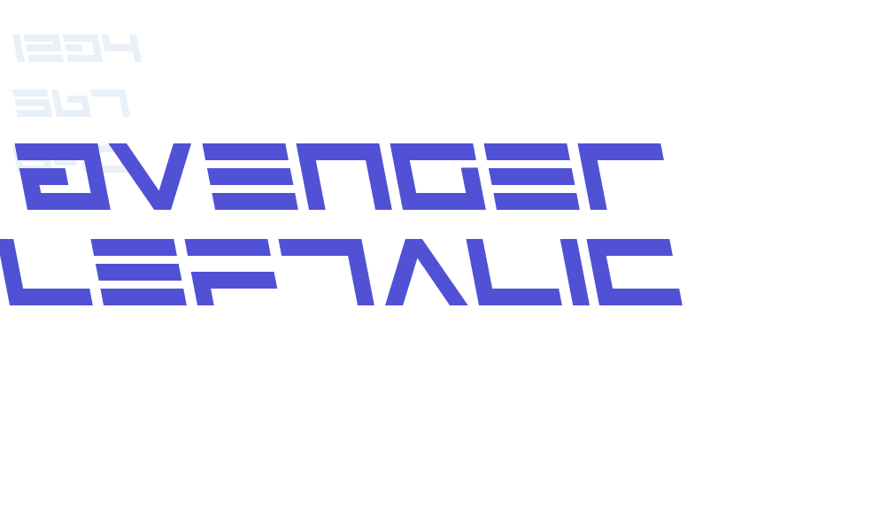 Avenger Leftalic-font-download