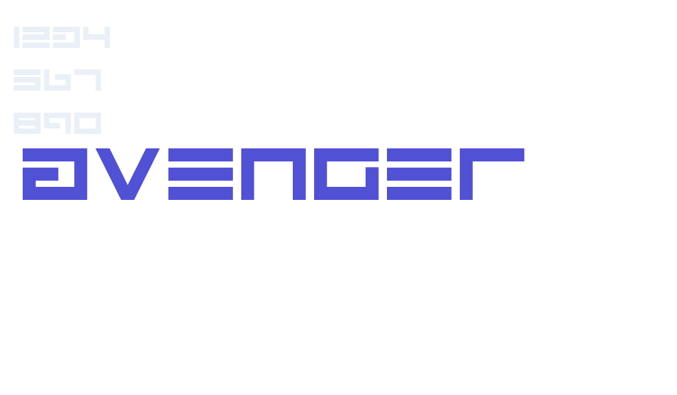 Avenger-font-download