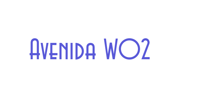 Avenida W02 Font