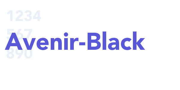 Avenir-Black font free