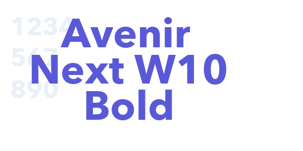 Avenir Next W10 Bold font free