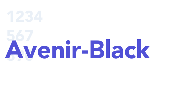 Avenir-Black font download