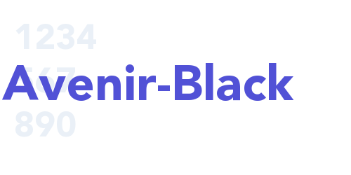 Avenir-Black-font-download