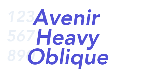 Avenir Heavy Oblique-font-download