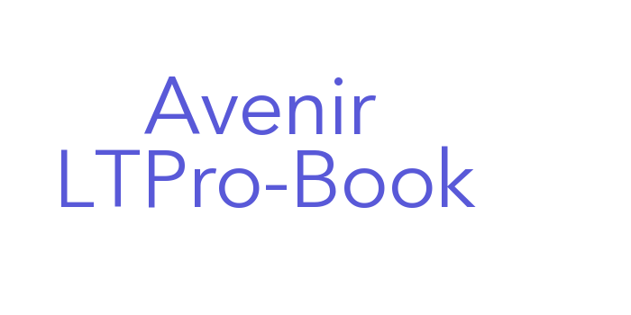 Avenir LTPro-Book Font Download