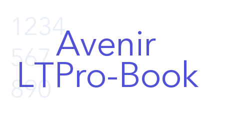 Avenir LTPro-Book-font-download