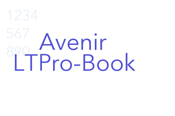 Avenir LTPro-Book