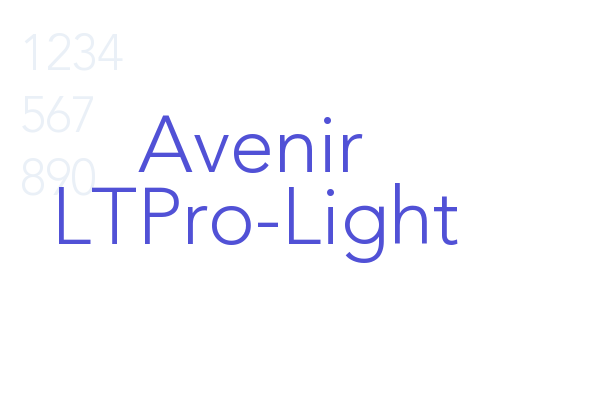 Avenir LTPro-Light