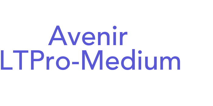 Avenir LTPro-Medium Font Download