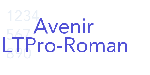 Avenir LTPro-Roman-font-download
