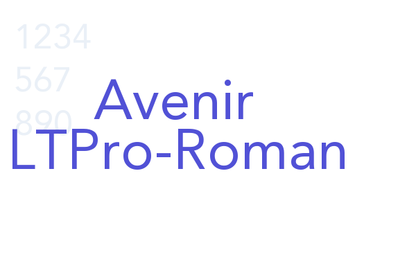 Avenir LTPro-Roman