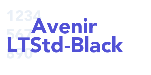 Avenir LTStd-Black-font-download