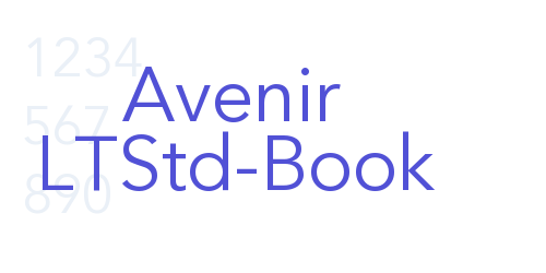 Avenir LTStd-Book-font-download