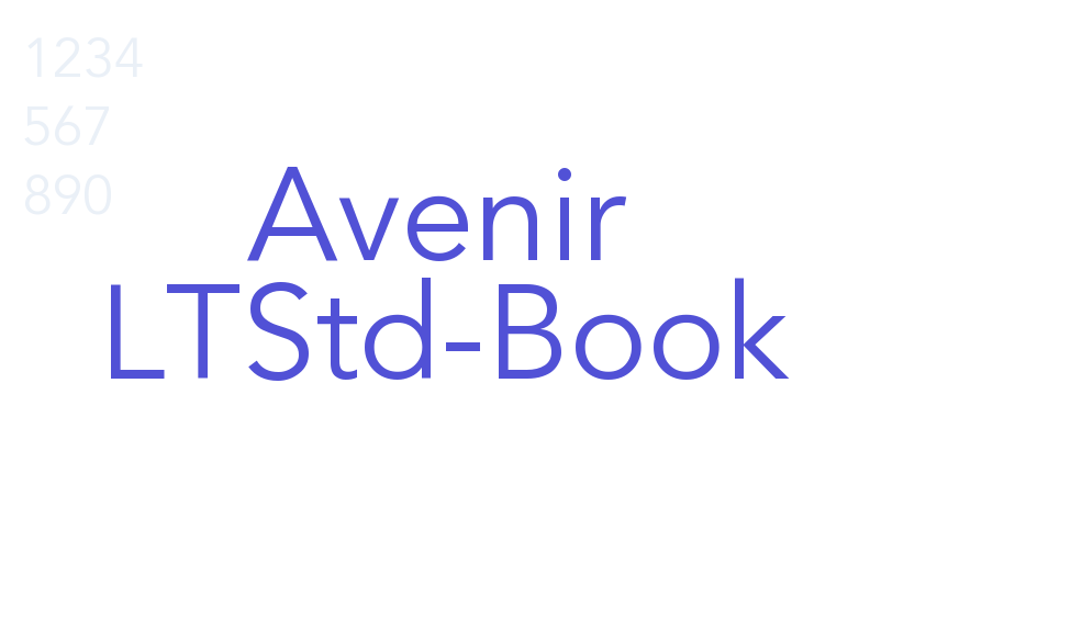 Avenir LTStd-Book-font-download