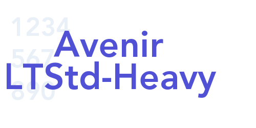 Avenir LTStd-Heavy-font-download