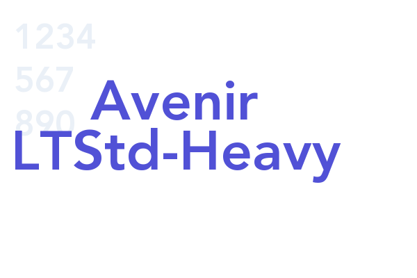 Avenir LTStd-Heavy