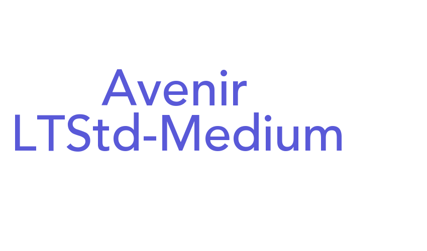 Avenir LTStd-Medium Font Download