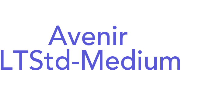 Avenir LTStd-Medium Font Download