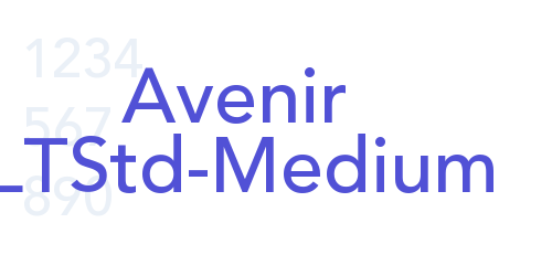 Avenir LTStd-Medium-font-download