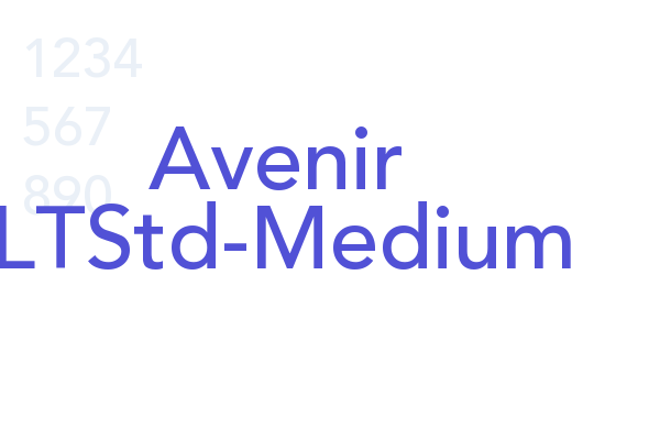Avenir LTStd-Medium