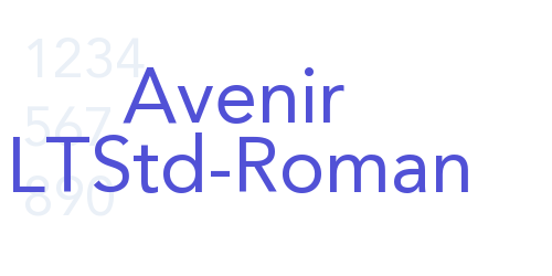 Avenir LTStd-Roman-font-download