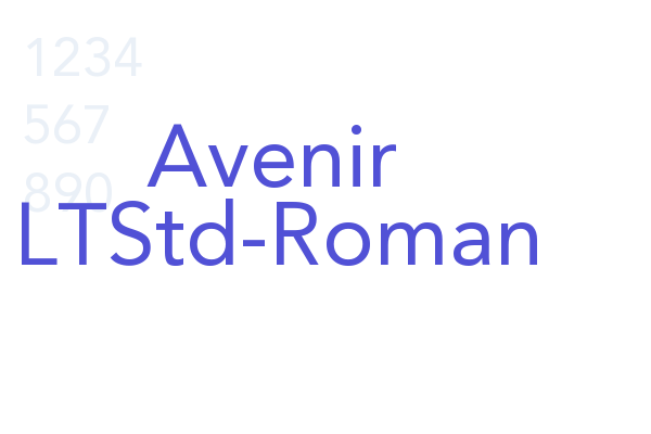 Avenir LTStd-Roman