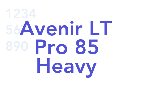 Avenir LT Pro 85 Heavy