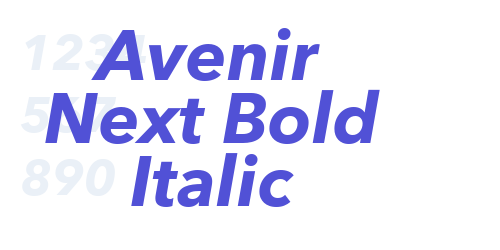 Avenir Next Bold Italic-font-download