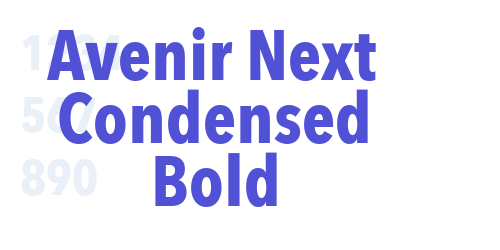 Avenir Next Condensed Bold-font-download