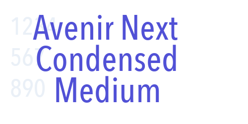 Avenir Next Condensed Medium