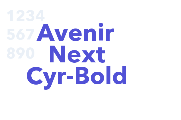 Avenir Next Cyr-Bold