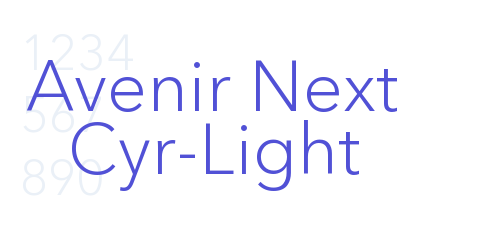Avenir Next Cyr-Light-font-download