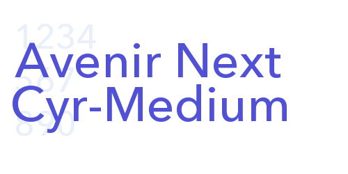 Avenir Next Cyr-Medium-font-download