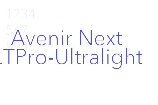 Avenir Next LTPro-Ultralight