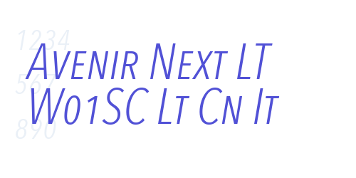 Avenir Next LT W01SC Lt Cn It-font-download