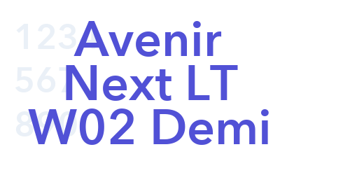 Avenir Next LT W02 Demi-font-download