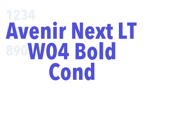 Avenir Next LT W04 Bold Cond