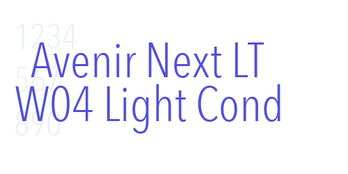 Avenir Next LT W04 Light Cond-font-download