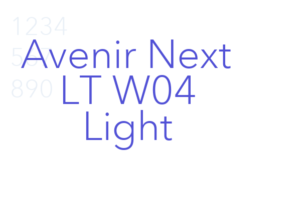 Avenir Next LT W04 Light