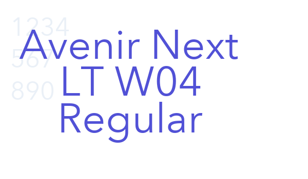 Avenir Next LT W04 Regular font download