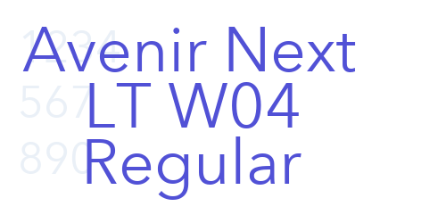 Avenir Next LT W04 Regular-font-download
