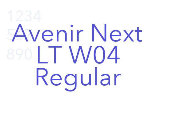 Avenir Next LT W04 Regular