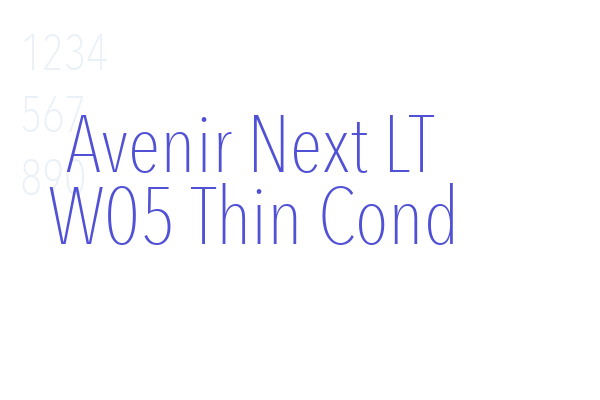 Avenir Next LT W05 Thin Cond