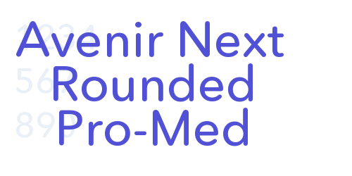 Avenir Next Rounded Pro-Med-font-download